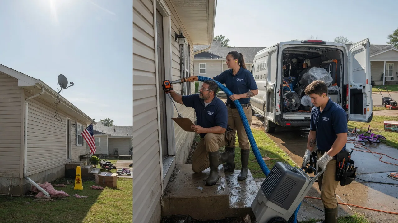 Ceiling Water Damage Restoration in Clifton, VA near me